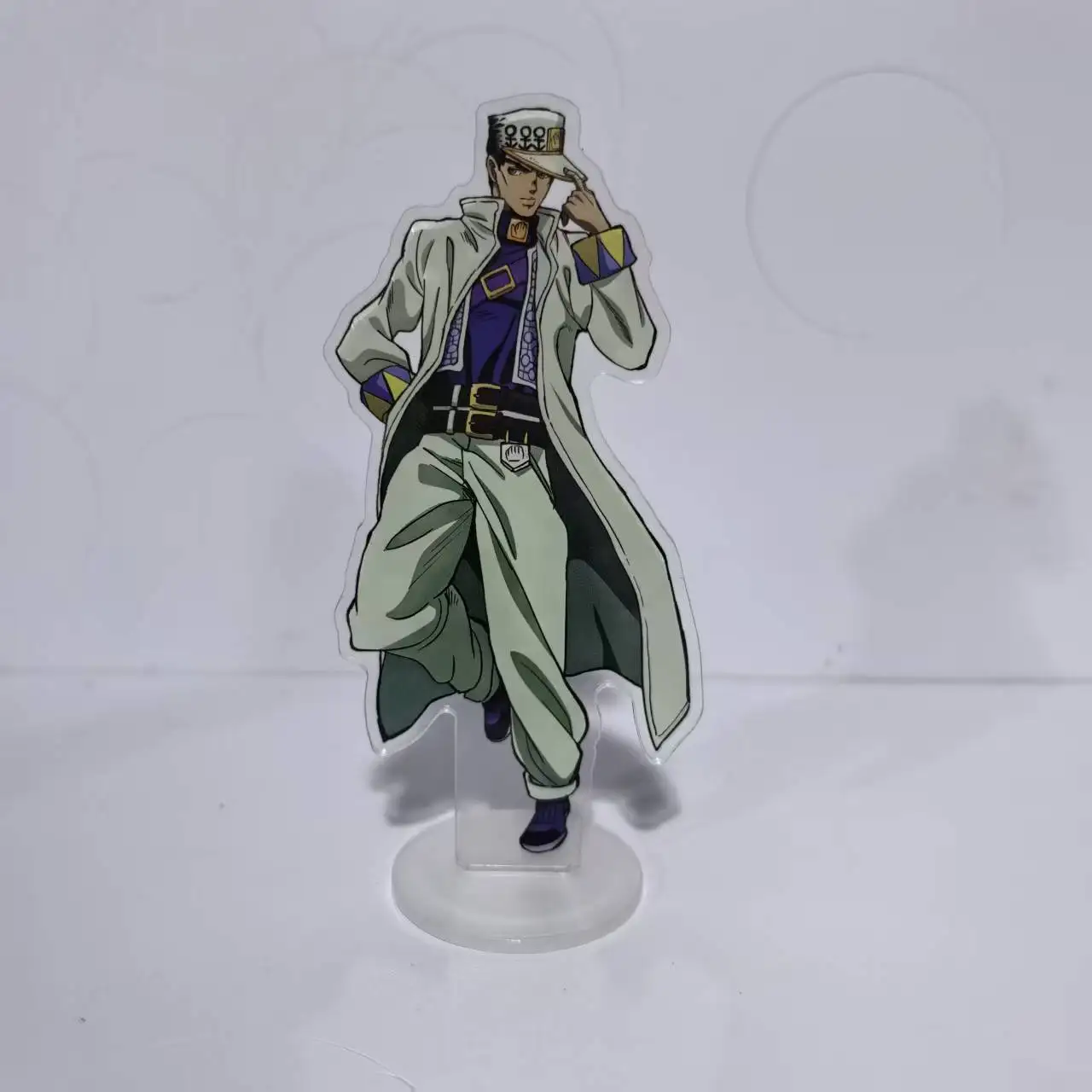 Anime Figure JoJo Bizarre Adventure Giovanna Acrylic Stand Model Golden Wind Abbacchio Mista Buccellati Fugo Narancia Desk Decor