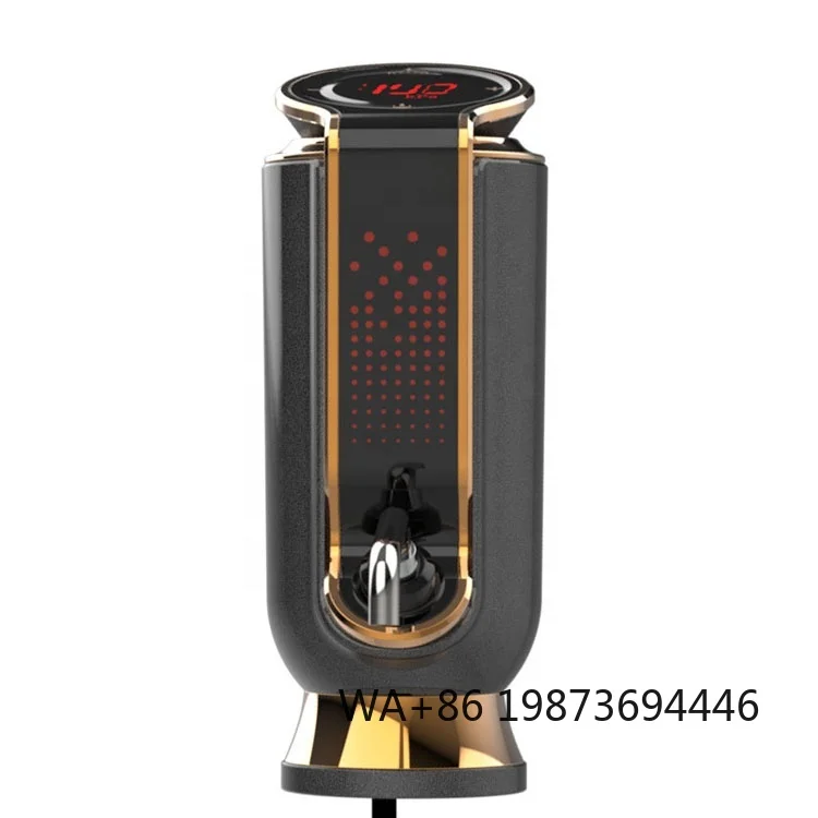 Rechargeable electric wine pourer with vacuum saver, suitable for home and commercial bar use
