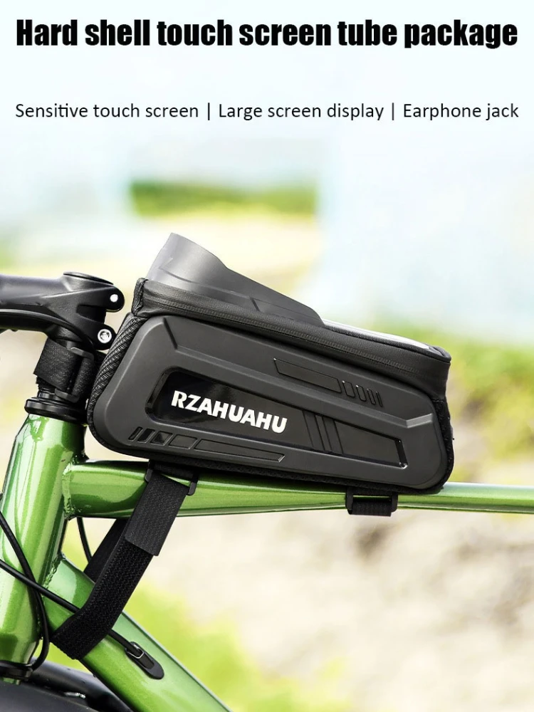 AliExpress Touchable Bicycle Bag with Headphone Jack Design, Large Capacity for Easy Carrying Suitable for Most People's Bicycle Bags