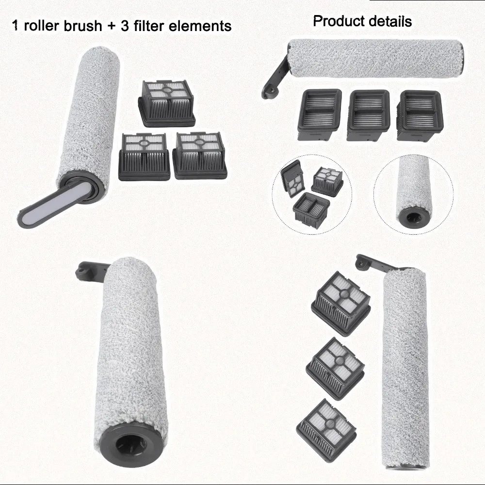Main Roller Brush Kit For Dreame H12S Cordless Wet Dry Vacuum Cleaner HEPA Filter Side Brush Replacement Parts Accessories
