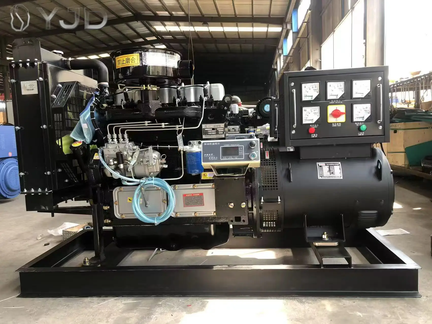 Weif-ang Engine ZH4100D 36KW 43KVA Three Phase 12V DC Electric Start Open Frame Generator Set with Auto Start ATS