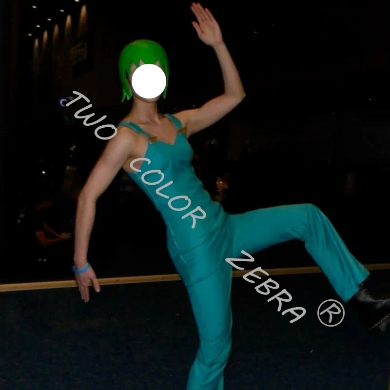 Disfraz de Cosplay de Anime JoJo's Bizarre Adventure Stone Ocean Foo Fighters, Mono, Uniforme, Peluca, Traje Sexy para Juego de Roles.