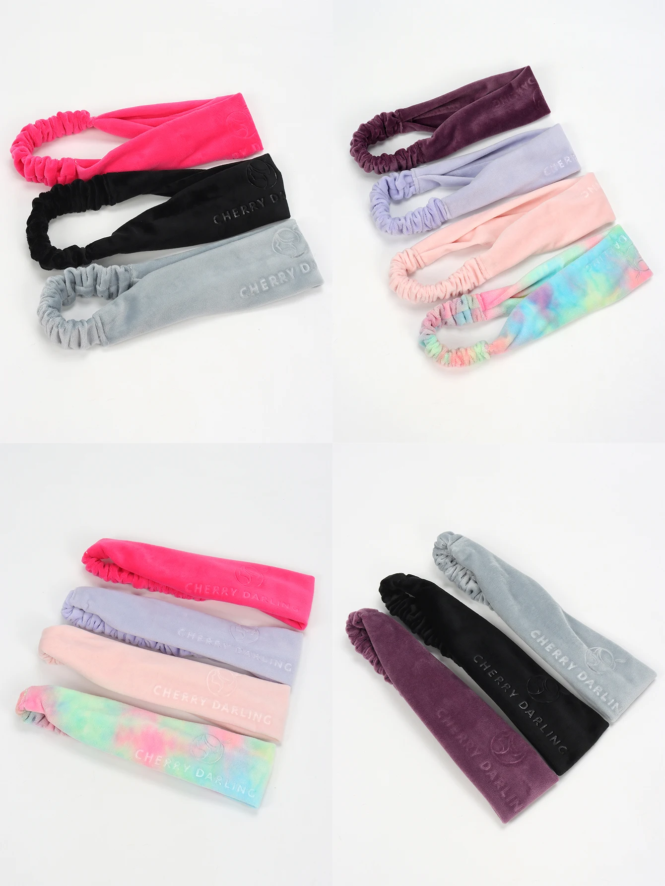 Ensemble de 6 bandeaux décontractés, lavage du visage, nettoyage du visage, démaquillage, voyage, adapté à tous les Types de peau