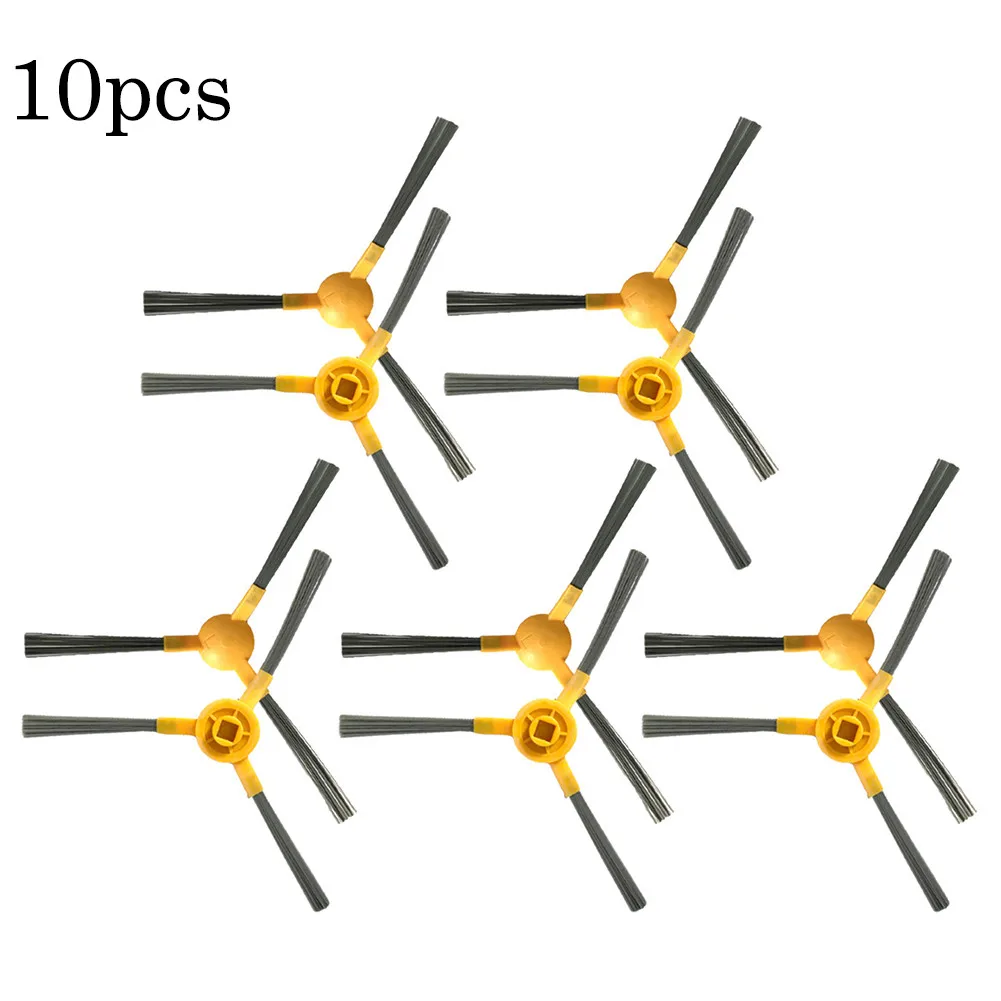 10Pcs Side Brushes Replacement For For REDMOND RV-R650S Robot Vacuum Cleaner Parts Corner For Edge Cleaning Accessories Tool