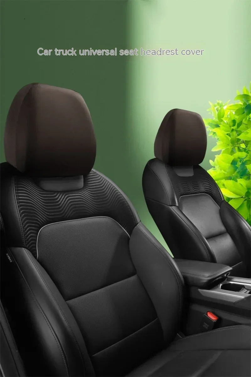 1PC Auto Sitz Kopfstütze Abdeckung Anti-Schmutz Elastische Schutzhülle Auto Innen Produkte Geändert Sitz Abdeckung Lkw Limousine universal – Detail 1