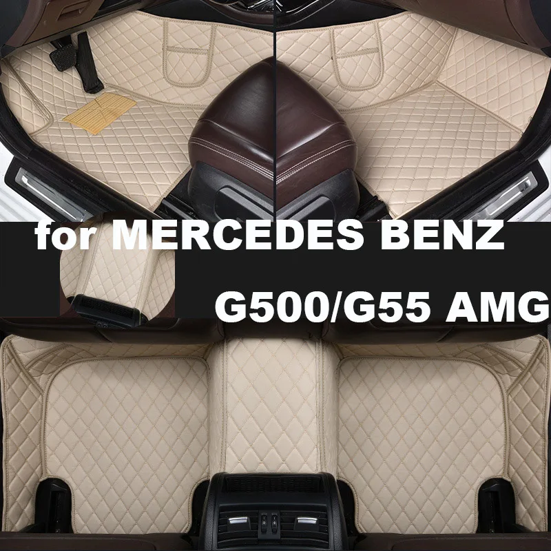 

Autohome Car Floor Mats For MERCEDES BENZ G500-G55 AMG 2002-2018 Year Upgraded Version Foot Coche Accessories Carpetscustomized