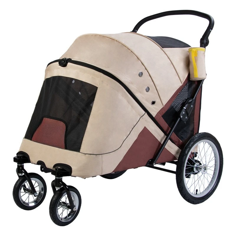 Large cart bicycle dual-purpose trailer medium large dog dog out trolley can be towed c