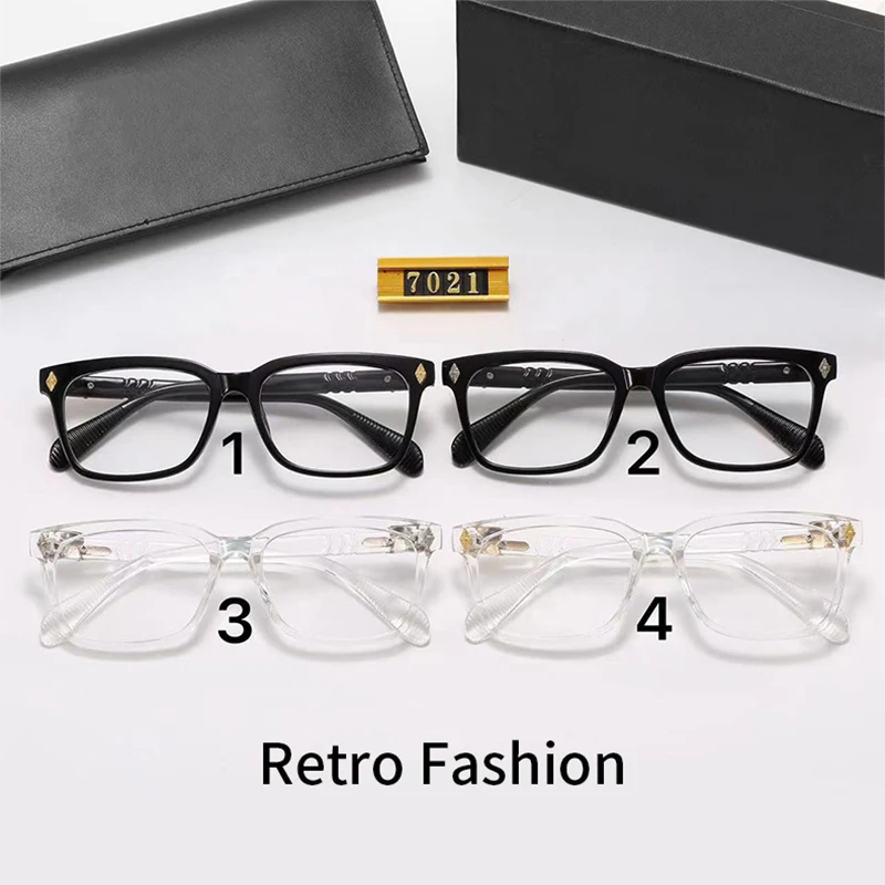 Xbora Trendy Classic TR90 Black Glasses Frame Retro Square Ladies Eyewear Fashion Luxury Prescription Eyeglasses Men 7021 2271