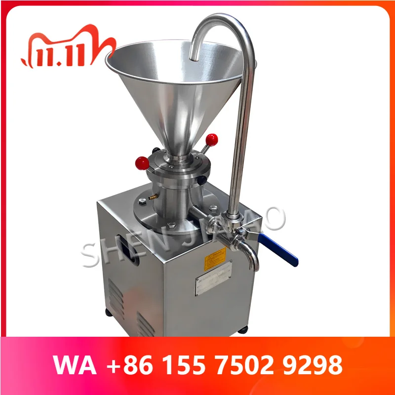 JMC-60 ertical Colloid Mill Pulp hine Colloid Refiner Multifunction Supeine Crushed Gouache Mixed Grind Peanut Butter