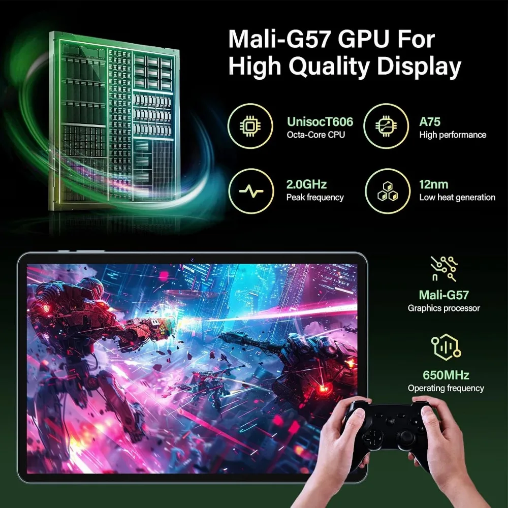 10 Inch 2-in-1 Tablet PC with Detachable Keyboard and Storage Expansion view 5