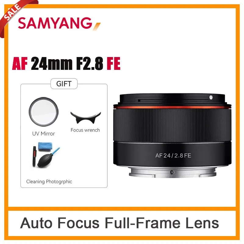 

Samyang AF 24mm F2.8 FE Full Frame Wide-angle Portrait Camera Lens For Sony FE/E Mount Camera