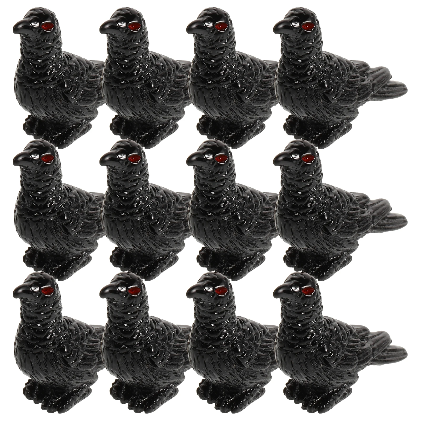 

Crow Ornament Mini Bird Figurines Miniature Resin Birds Decoration Craft Statue Ornaments