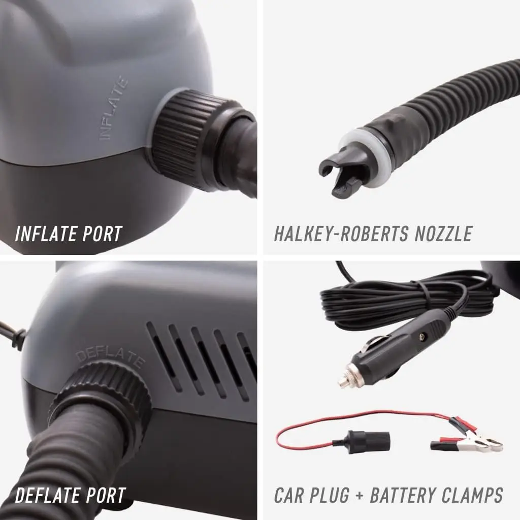 Elétrico Aero Inflável Bomba Automática Digital Universal ISUP Auto Bomba, Blow Up, 12 Volts Inflação de Alta Pressão, Série 2, Marca