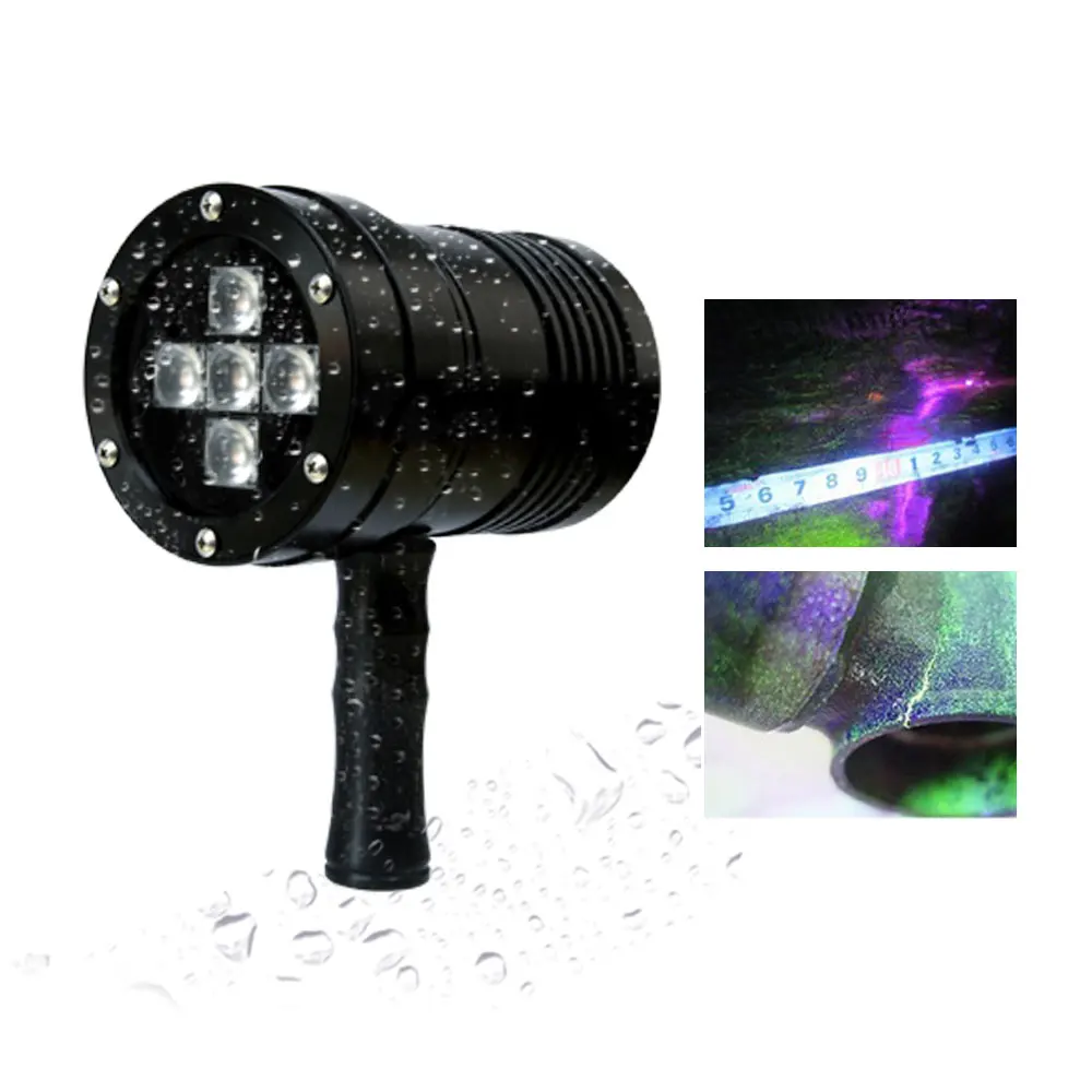 Handheld Blacklight NDT Inspection Lamp for Industrial Fluorescent Leak Detection