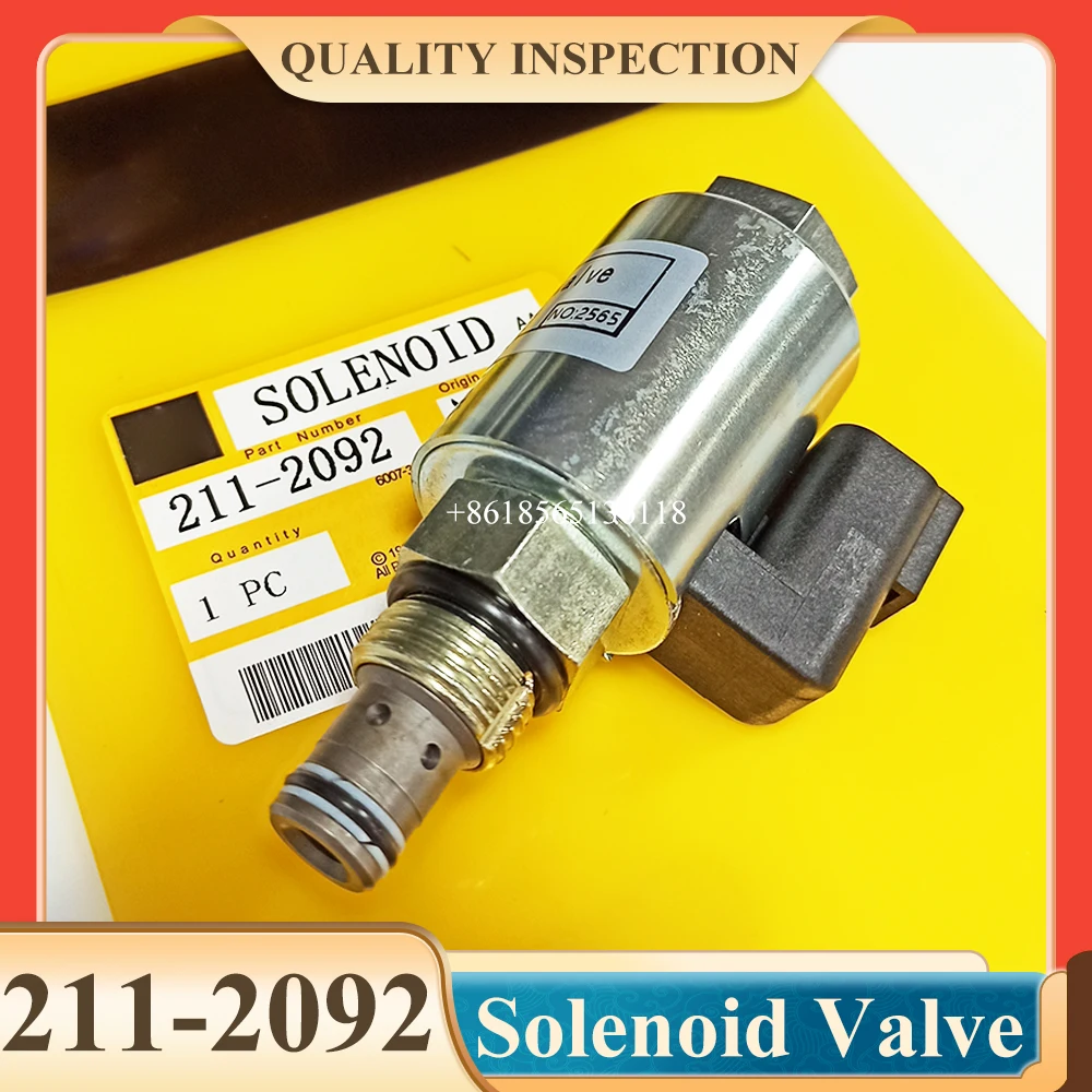 2112092 Hydraulic Pump Solenoid Valve 211-2092 For Caterpillar 924G 924GZ 924H Excavator Main Pump