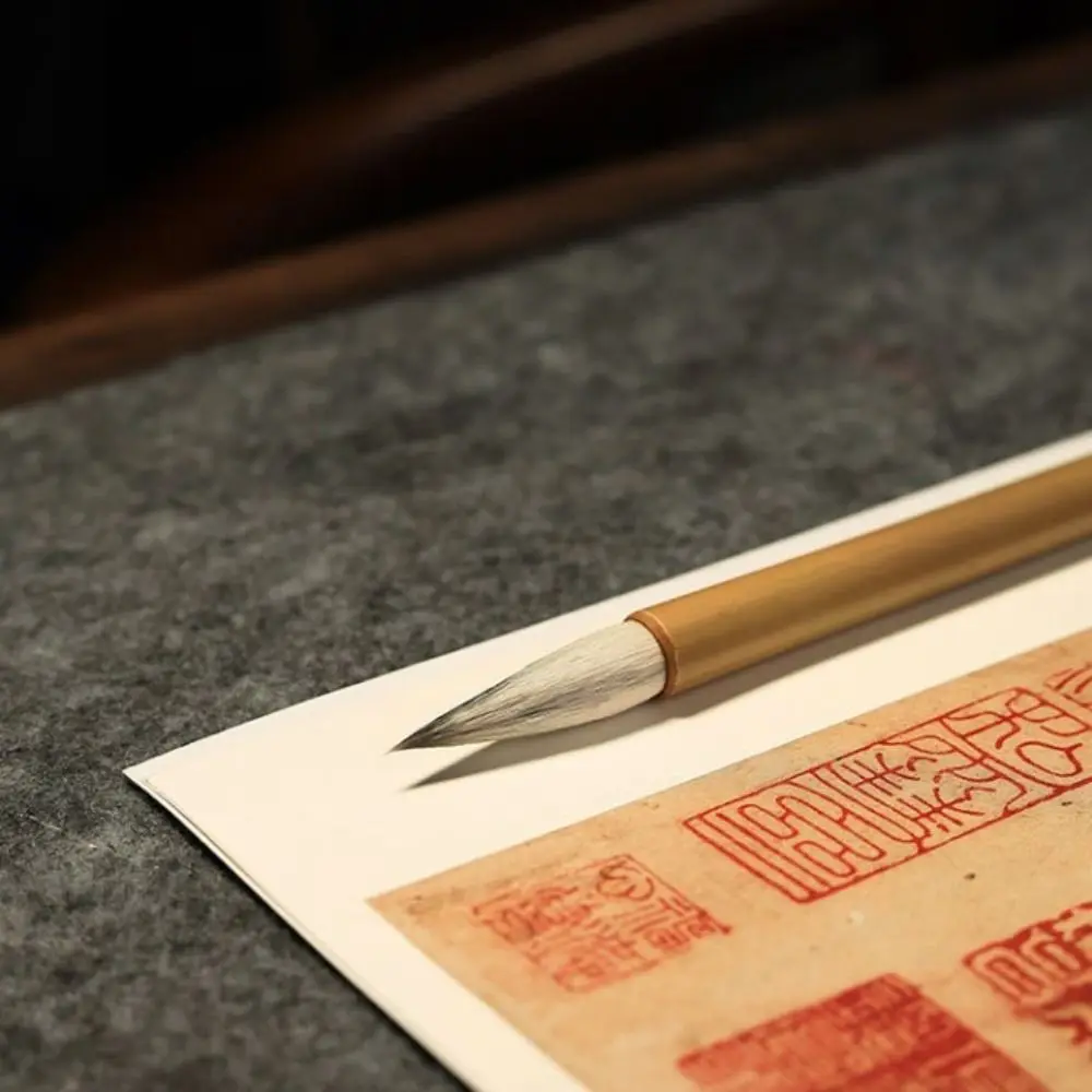 전통 중국 서예 브러시 유화 오일 수채화 성경 쓰기 브러시 늑대 머리 하이 엔드 아트 페인트 브러시