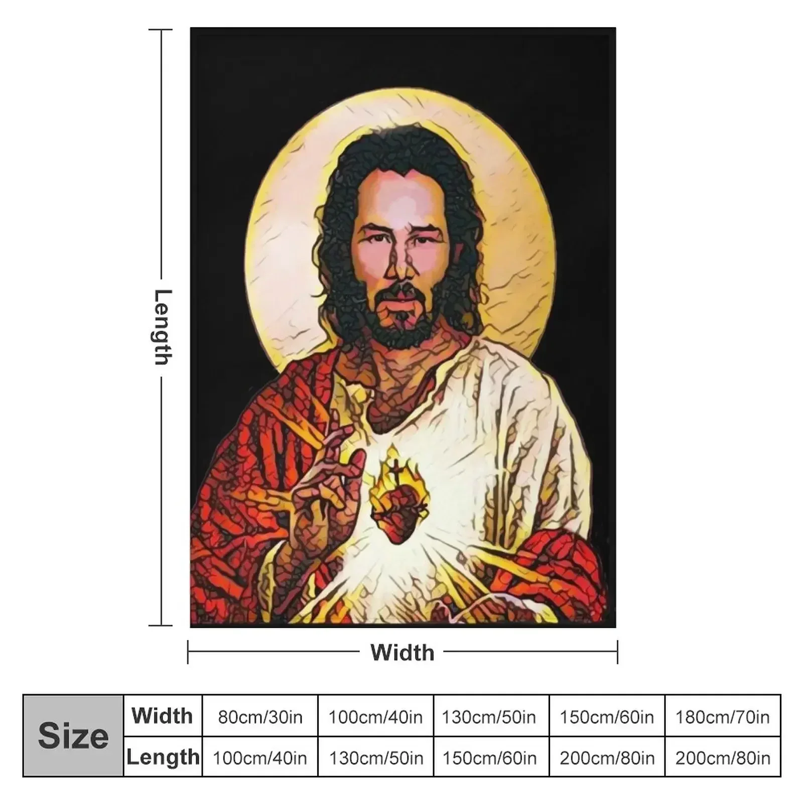 Holy Keanu - T-Shirts, Gadgets & Face Masks Throw Blanket Heavy For Decorative Sofa heavy to sleep Loose Blankets