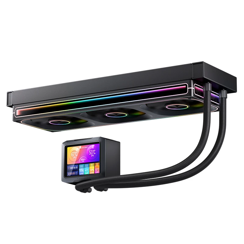 JONSBO TF3-360SC CPU Water cooler IPS Four Screen Display 360 Integrated Liquid Radiator For LGA1700 1200 115X 2011 1366 AM5