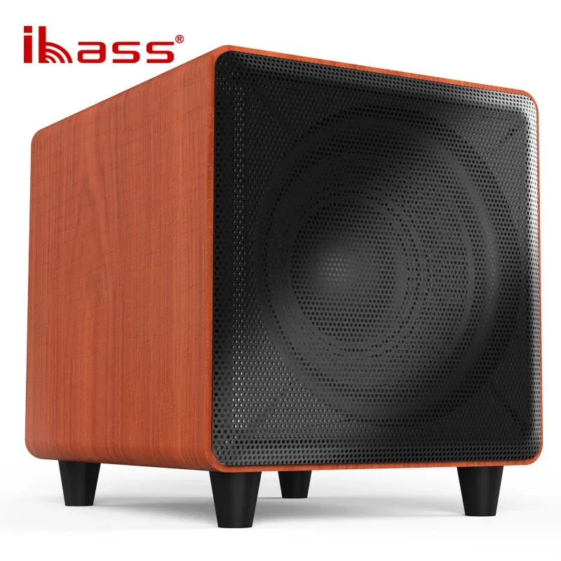 Ibass M10D Home 10 بوصة مضخم صوت نشط 300 واط مكبرات صوت عالية الطاقة نظام المسرح المنزلي مطابقة التلفزيون والكمبيوتر صدى الجدار المتكلم