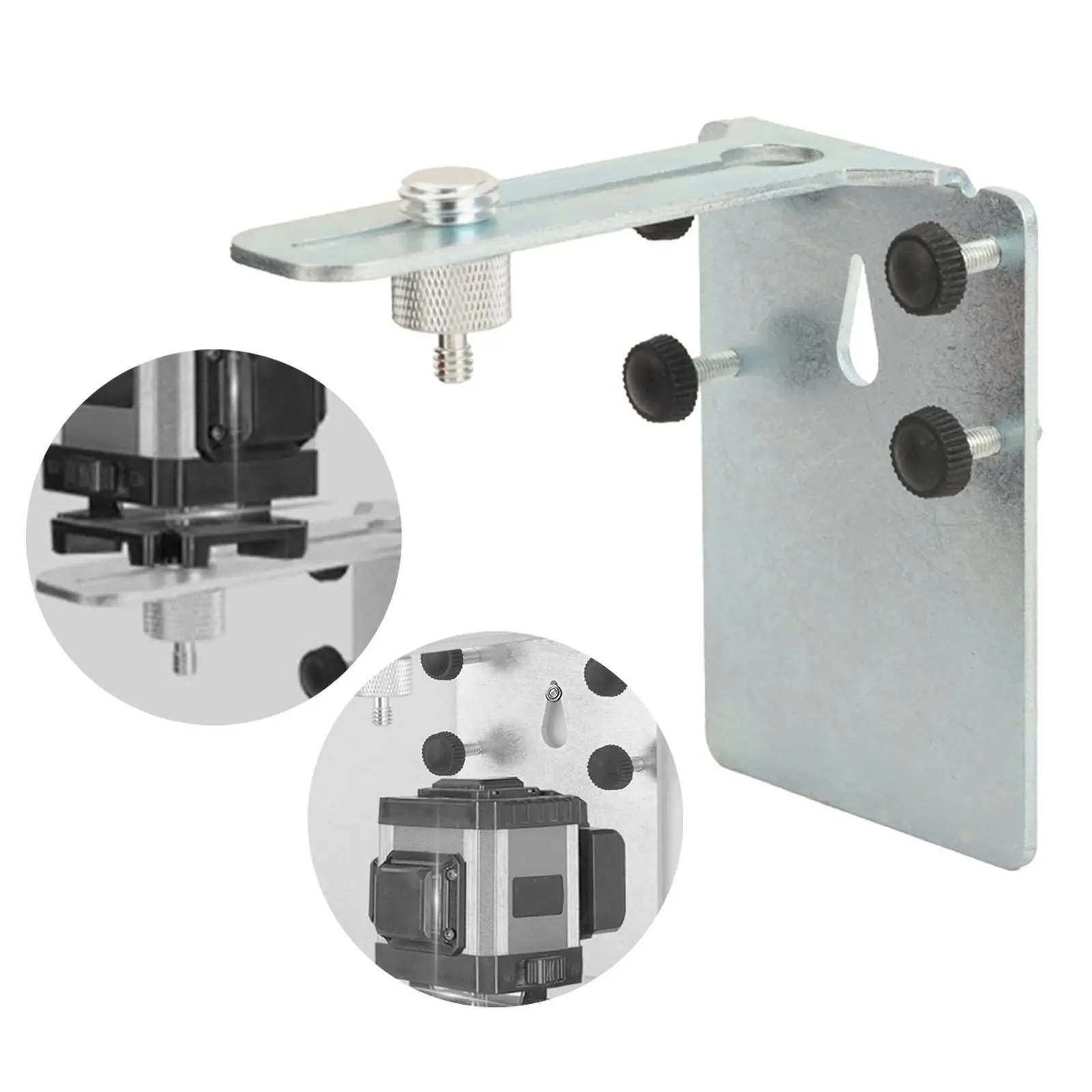 

Wall Mounted Level Bracket Level Stand Rustproof Practical High Performance Adjustable Level Wall Bracket Stand for Studio