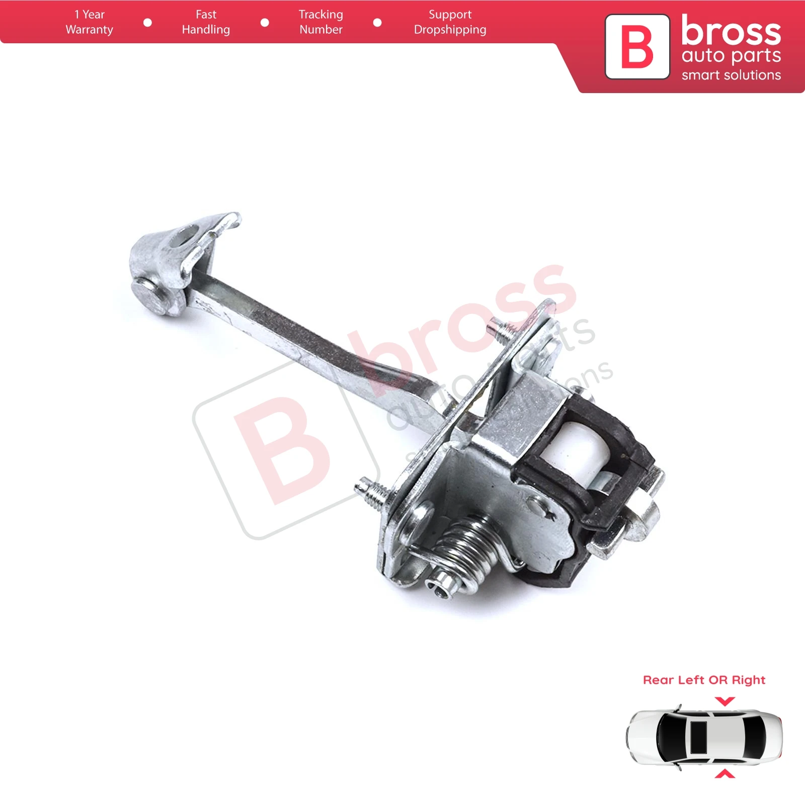 

BDP825 Rear Left OR Right Door Catch Hinge Brake Stop Check Strap Limiter 9181R2 for Citroen C4 MK2 NC DS4 MK1 NX