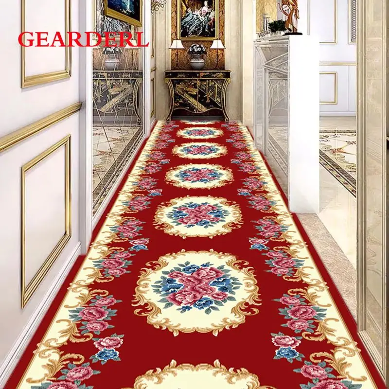 home decor  Abstract Geometric Lobby Carpet For Stairway Hallway Decor Corridor Aisle Party Wedding Anti Slip Area Rugs