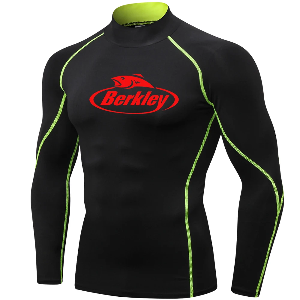 Men's Berkley Compression T-shirt Long Sleeve Sport Tees Gym Fitness Sweatshirt Male Jogging Tracksuit Homme Athletic Shirt Tops