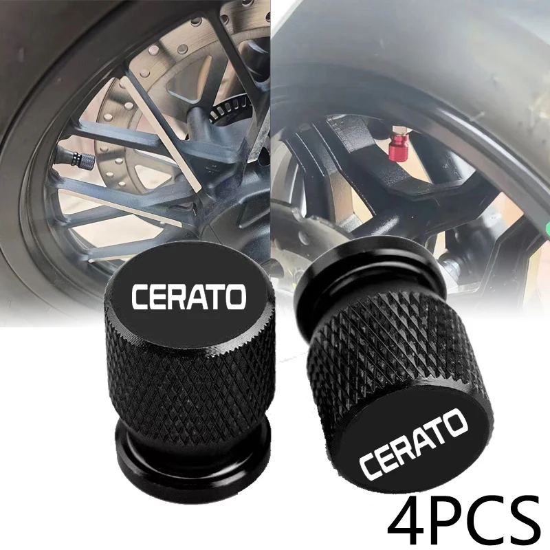 

Cap Badge CERATO 4pcs Car Styling Wheel Tire Valve Air Stem