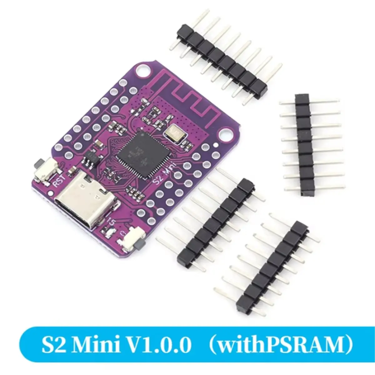 5Pcs S2 V1.0.0 WIFI IOT Board Based -S2FN4R2 -S2 4MB FLASH 2MB PSRAM for MicroPython/