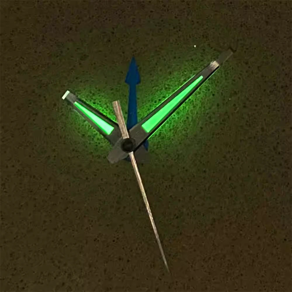 Watch Hands, Green Luminous Pointers Modified Watch Accessories for NH34 Movement Hands NH34 Needles