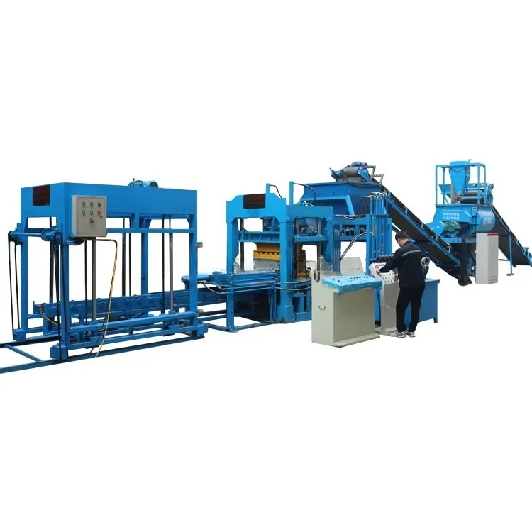 Anti‑Abrasion Concrete Block Producing Unit Brick Making Machine for Long‑hour Civil Construction Brick Fabrication