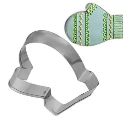 Bakeware 비스킷 금형 진저 쿠키 커터, DIY 크리스마스 크리스마스 장갑 케이크 장식 도구