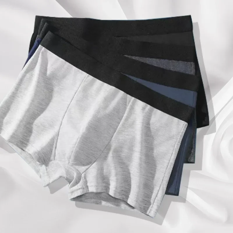 10Pcs Men's Underwear Fashion Underwear High Stretch Boxer Shorts Breathable Soft Men's Shorts Comfortable Plus SizeL-4XL