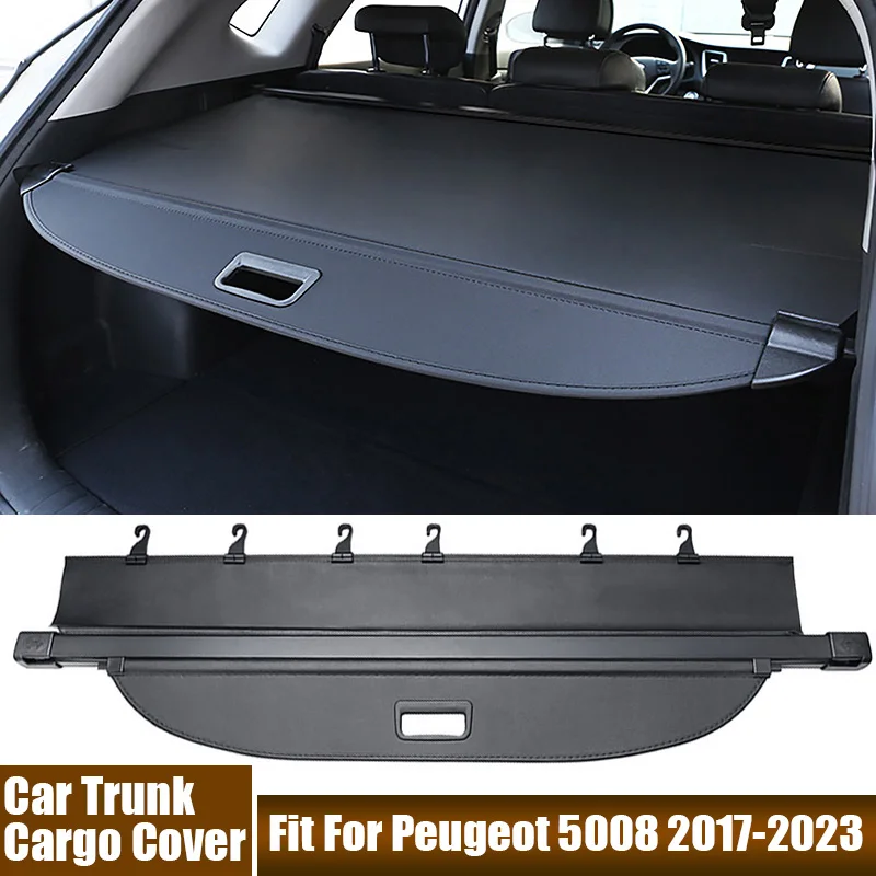 

Car Trunk Cargo Shelf Retractable Curtain Partition Storage Board Fit For Peugeot 5008 2017-2023 2018 2019 2020 2021 2022 2023