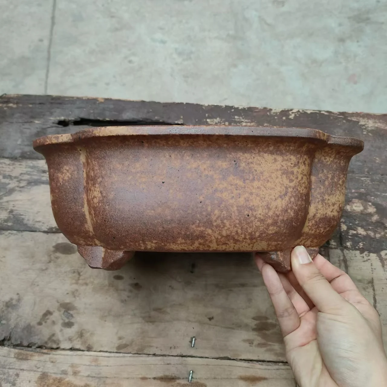 

Yixing Unglazed bonsai pot Wood-fired Style
