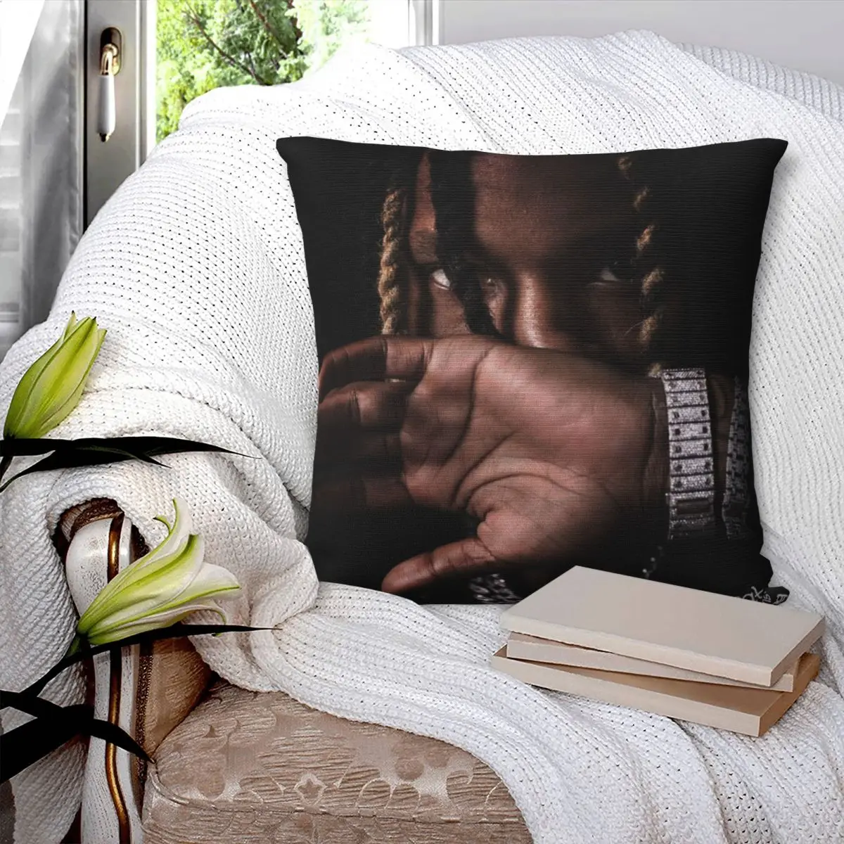 Von What It Means To Be King Pillowcase Polyester Linen Velvet Pattern Zip Decor Throw Pillow Case Sofa Cushion Cover 45x45