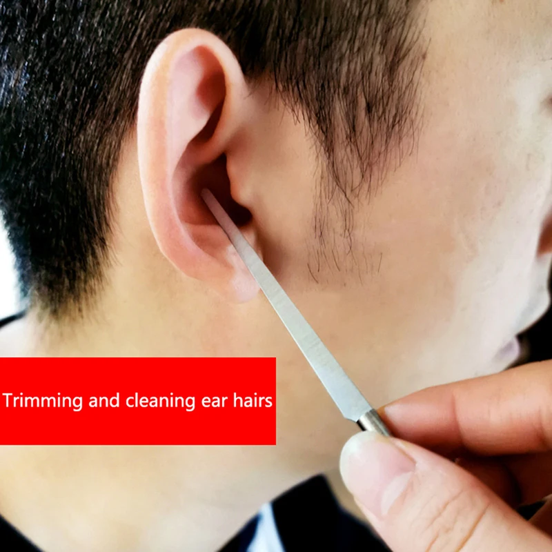 TDiePf Ear Scraper Ear Hair Scraper Stainless Steel Cloud Knife Ear Wax Removal Tool Ear Picking Tool Ear Scoop Ear ShavingTool