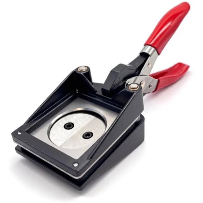 Handheld Circle Paper Cutter Creates Consistent Round Paper Pieces for Button Inserts Badges Crafts and DIY Projects