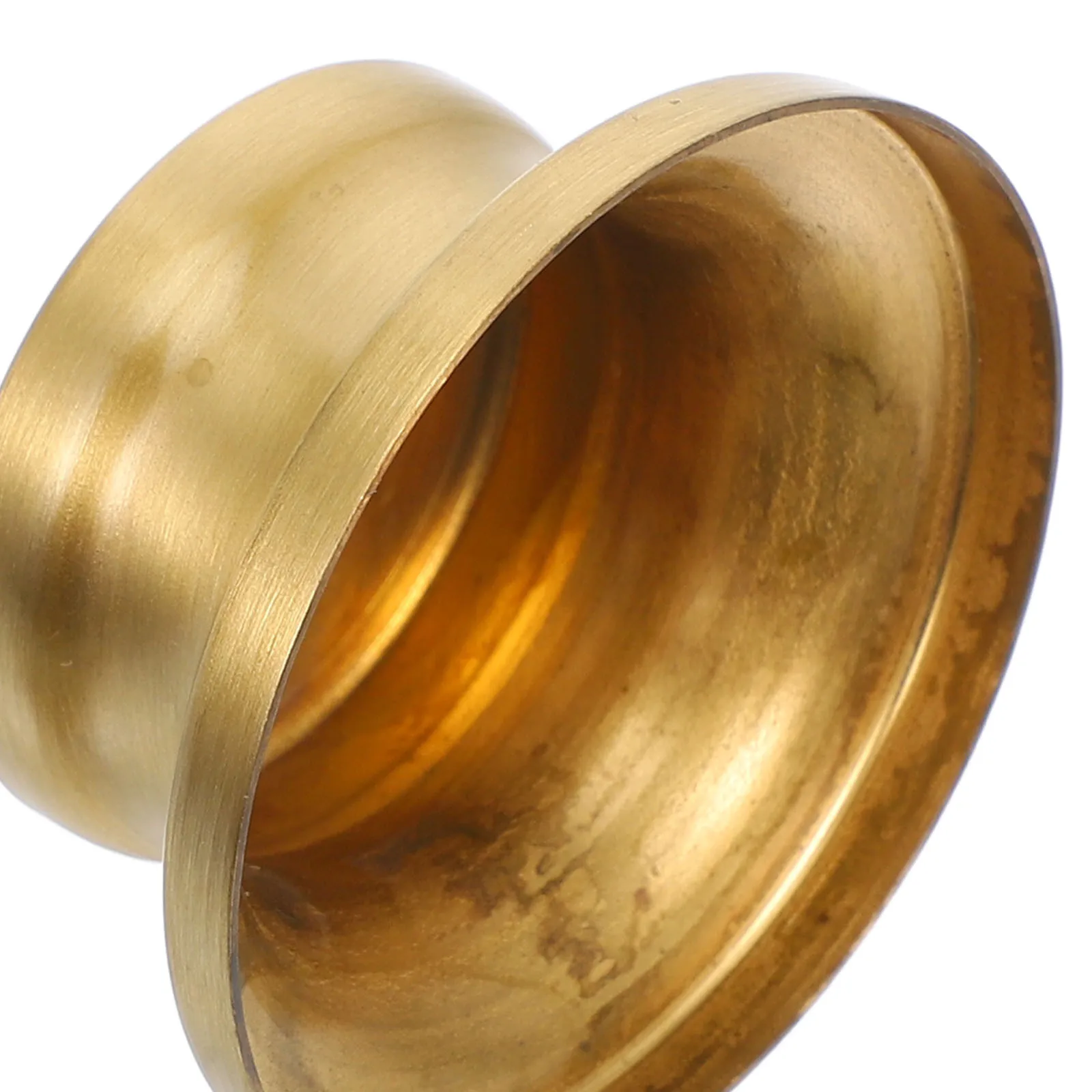 

Brass Lamp Holder Cup Copper Material Pointed Design Semi-Enclosed For E27 Socket Diy Lampshade Replacement Lamp Finial