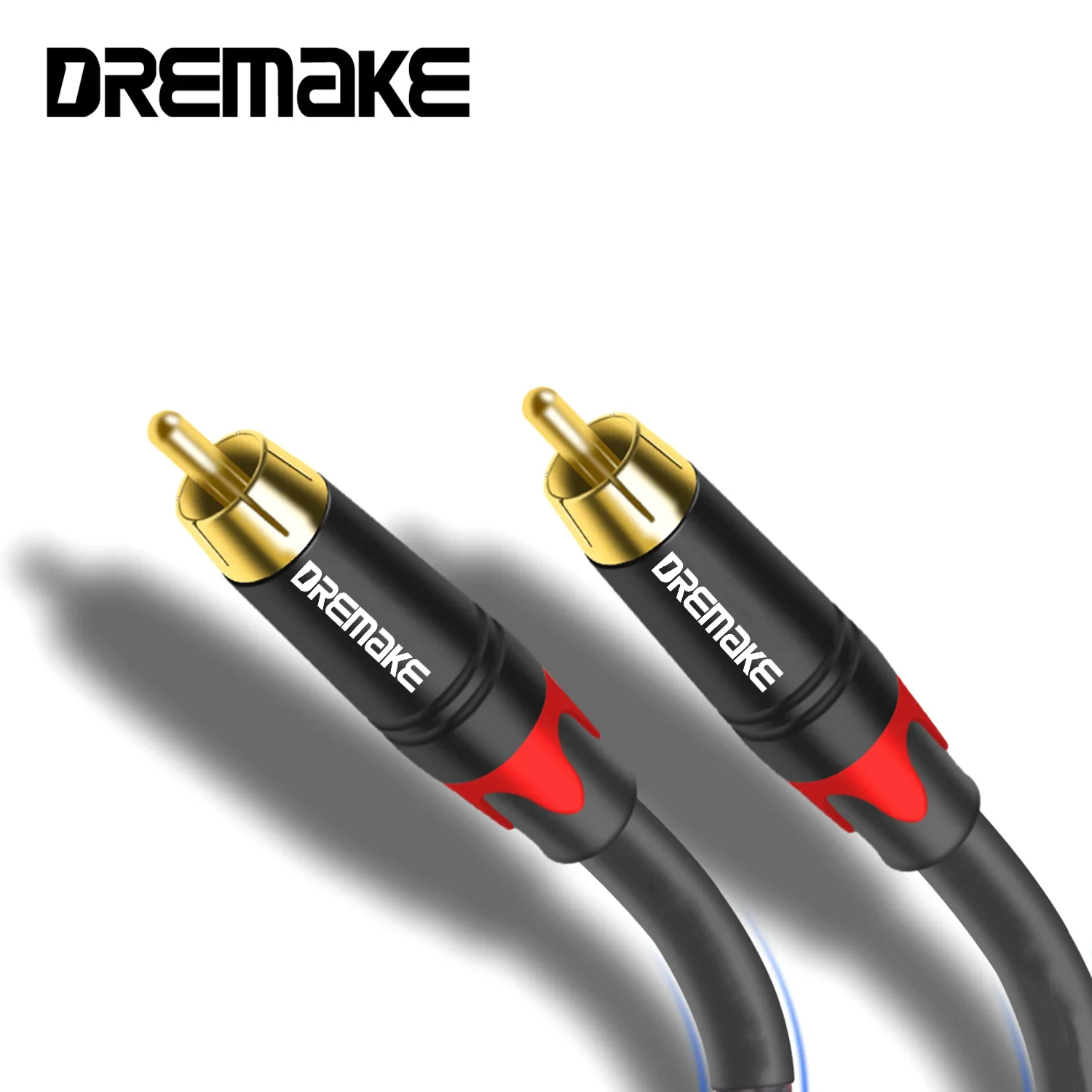 

DREMAKE Audio Cable RCA Male To Male(Female) For Electirc guitar TV DVD/VCD CD Speaker And So on 0.3m 0.5m 1m 2m 3m