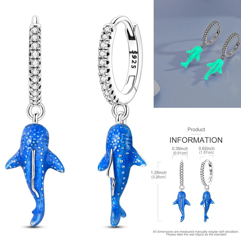 925 Sterling Silber Bunte Creolen Ohrringe mit Erdbeere, Libelle, Sonnenblume, Krabbe, Mantarochen und Lebensbaum als Geburtstagsgeschenk für Frauen – Detail 25