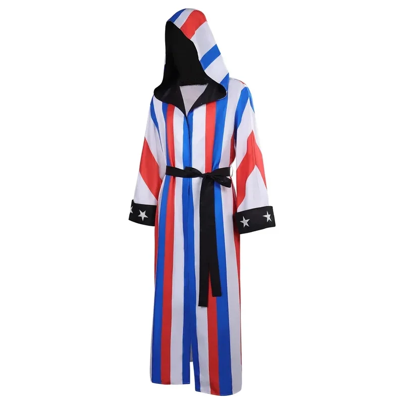 Adonis Creed Cosplay Robe Boxen Shorts Männer Kostüm Film Creed III Roleplay Fantasia Umhang Kampf Badehose Mann Halloween Tuch