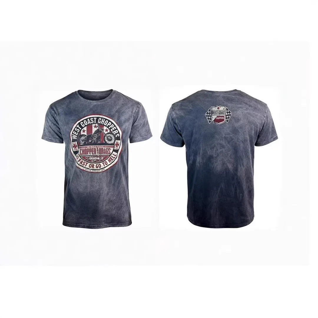 West Coast Choppers 26SS - Vintage Washed Antique T-Shirt Inspired by 1972 West Coast Retro Modified Car