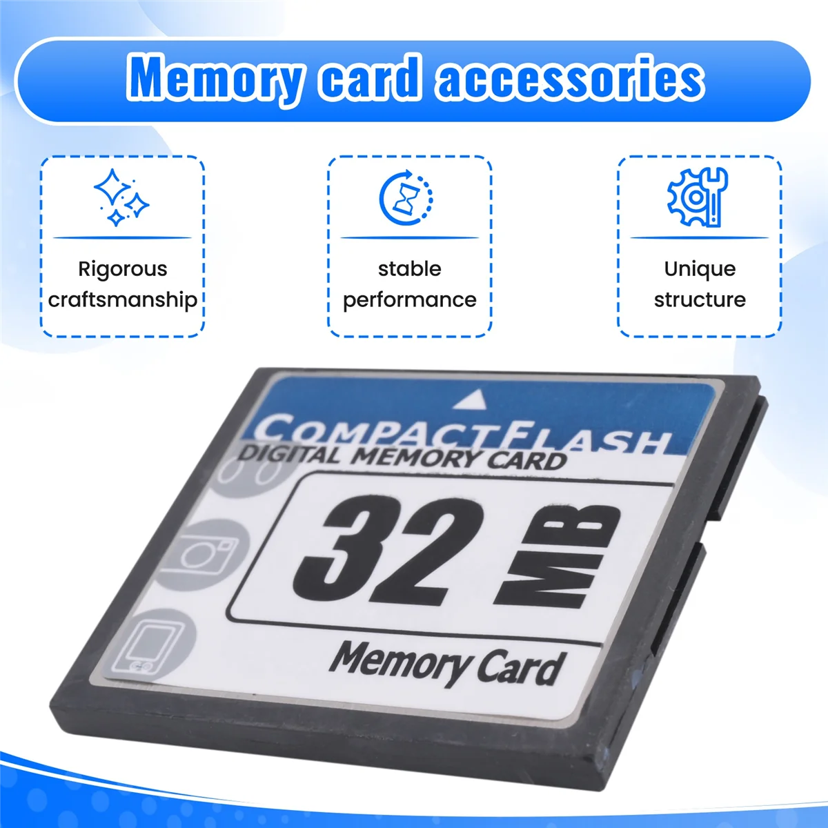 بطاقة ذاكرة فلاش مدمجة جديدة 3C-32MB للكاميرا وآلة الإعلان وبطاقة الكمبيوتر الصناعية #6