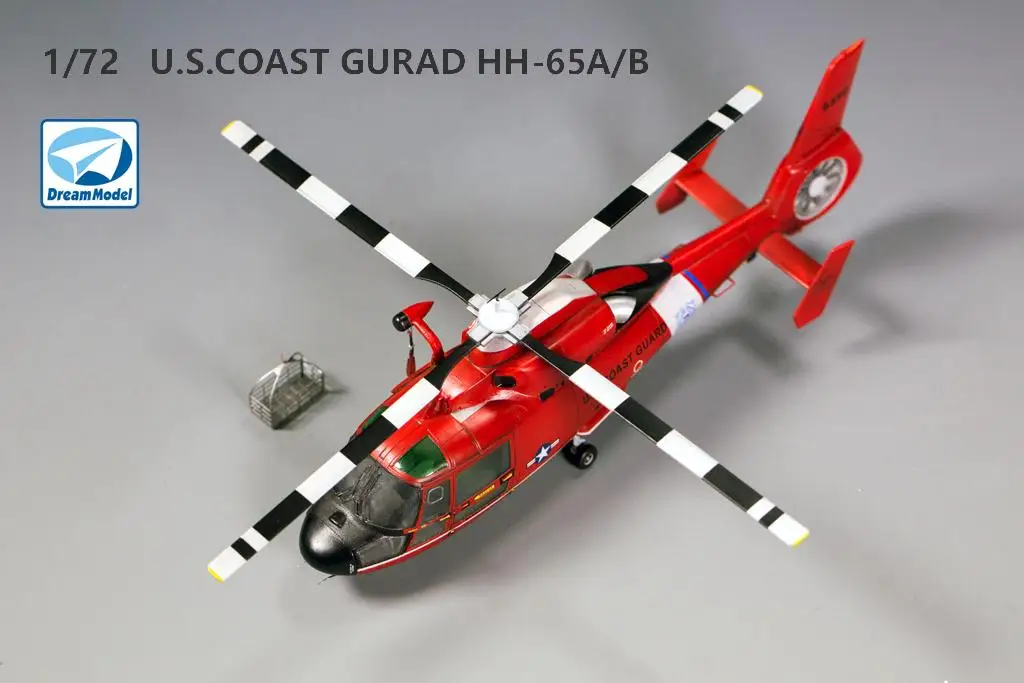 DREAM MODEL DM720003 1/72 U.S.COAST GUARD HH-65A/B Dolphin Helicopter Model kit