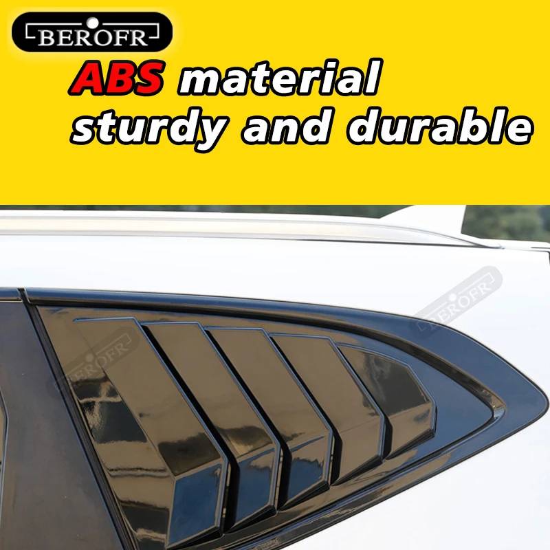 For Honda Breeze 2020 Carbon Fibre Rear Window Side Vent Louver Shutter Cover Trim