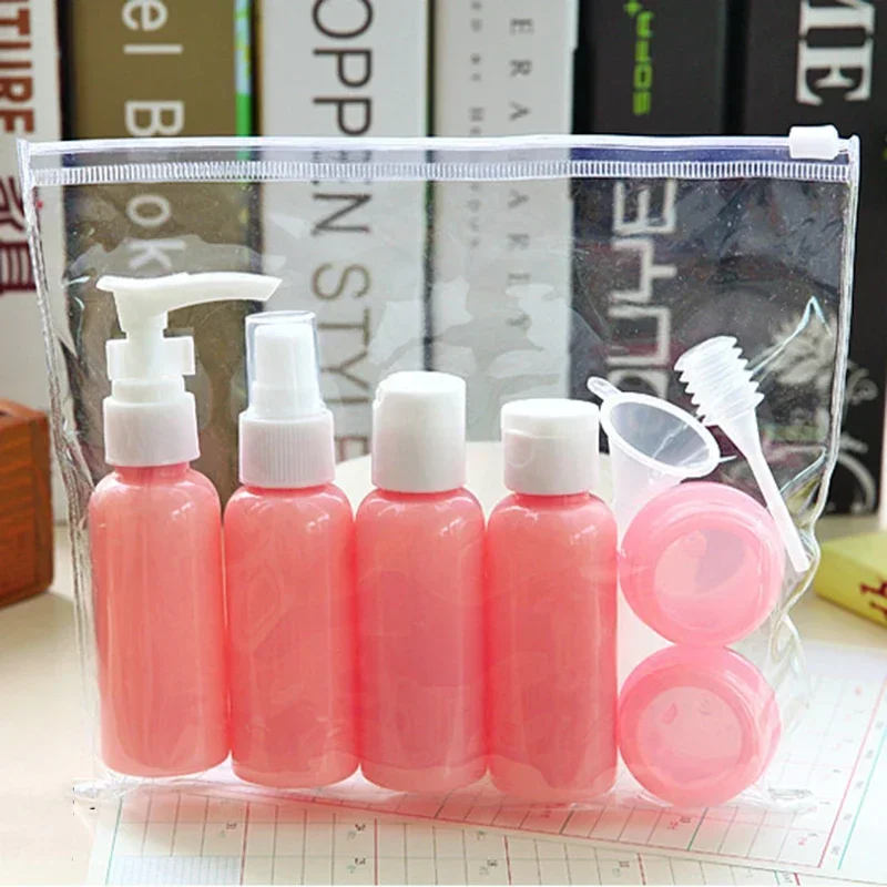 Perfume Bottle Set Refillable Spray Lotion Shampoo Shower Tube Bottling Refill Cosmetic Travel Liquid Container Portable Tool