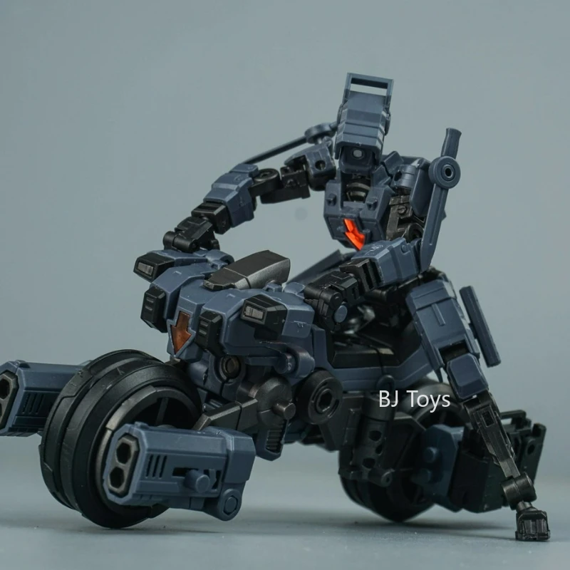 

Transforming Motorcycles Soldiers Flying Cavalry Model 1/24 Assemble Mecha Movable Skeletons Anime Action Figures Boy Toys Gifts