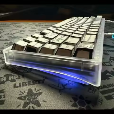 Swagkeys EAVE65 Mechanical Keyboard Kit Wired Hot-swap GASKET Custom Injection Molding Transparent Case Keyboard Kit Accessories