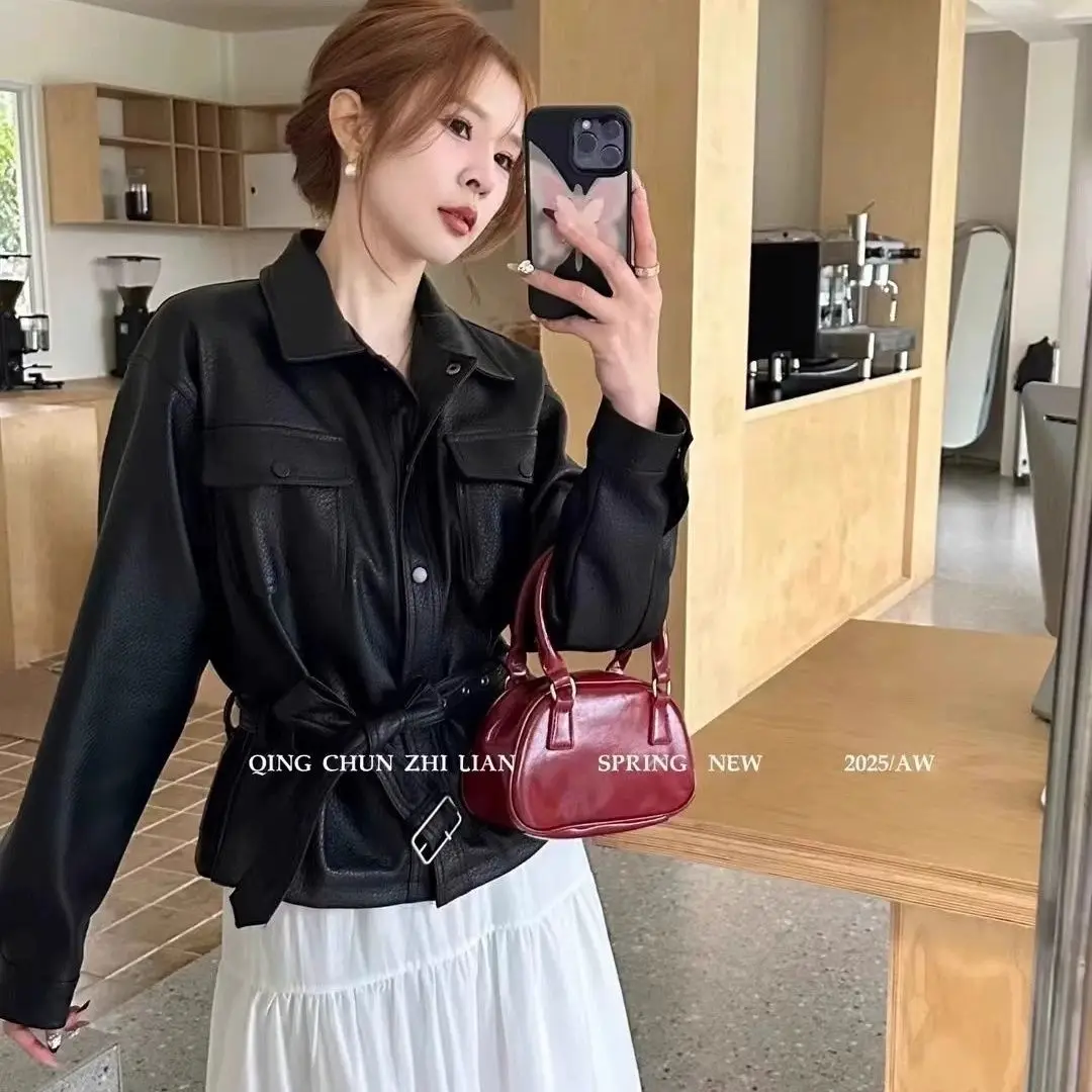 

Женские модные куртки, черные нишевые розовые утолщенные маленькие нежные функциональные модные осенне-зимние куртки для альпинизма на пуговицах